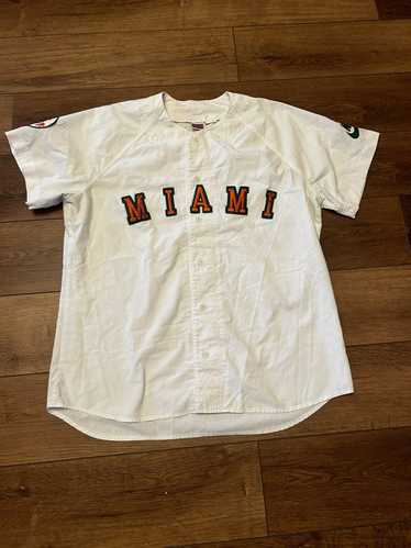 Vintage Nike Miami Hurricanes Baseball Jersey