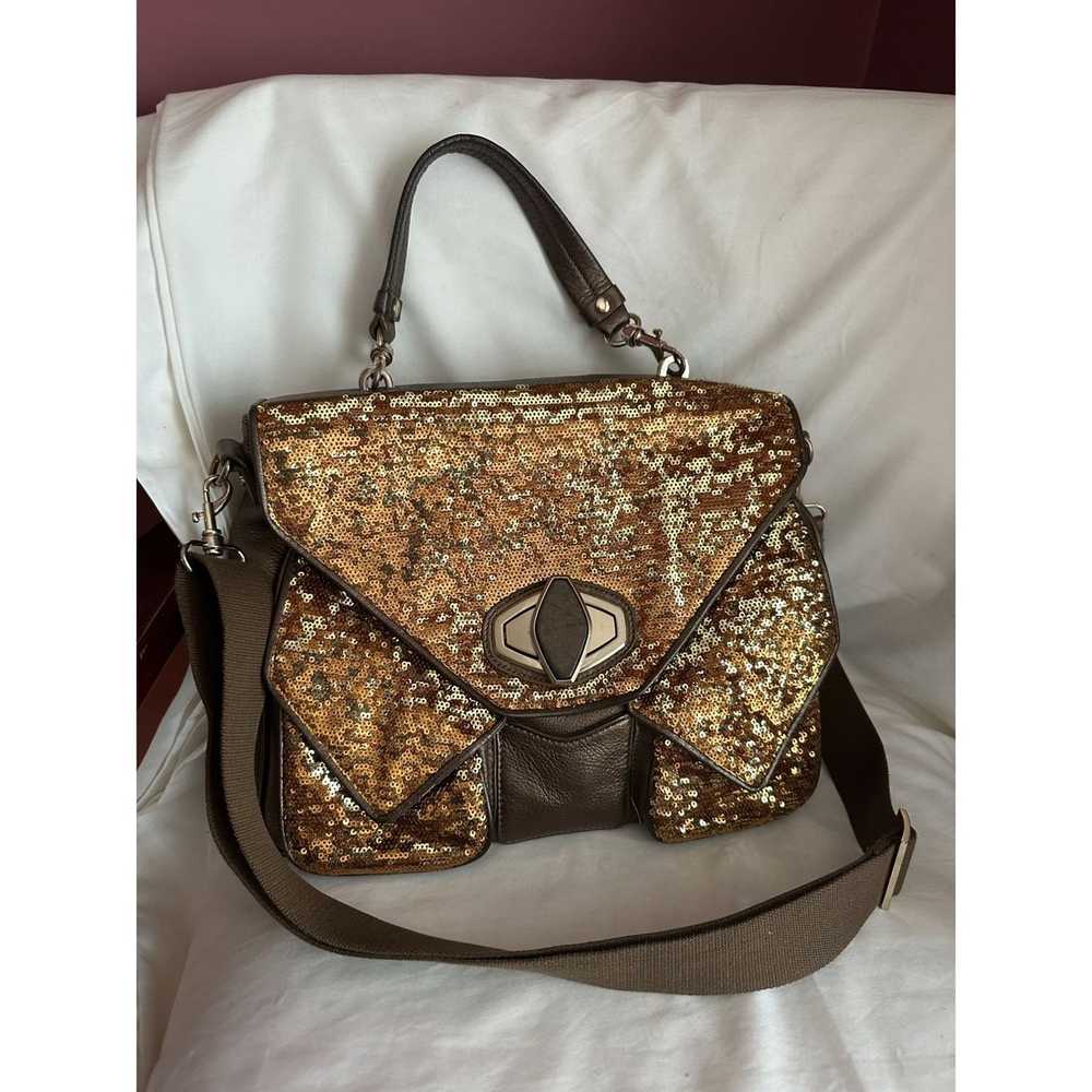 Alexis Stunning bronze sequin and leather bag Alexis … - Gem