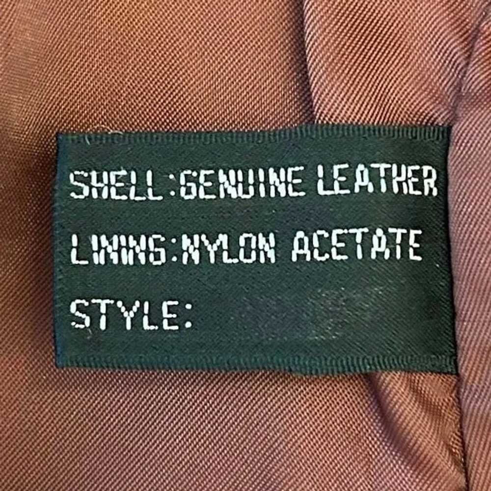 Wilsons Leather Wilsons Women's (8) Vintage Burgu… - image 7