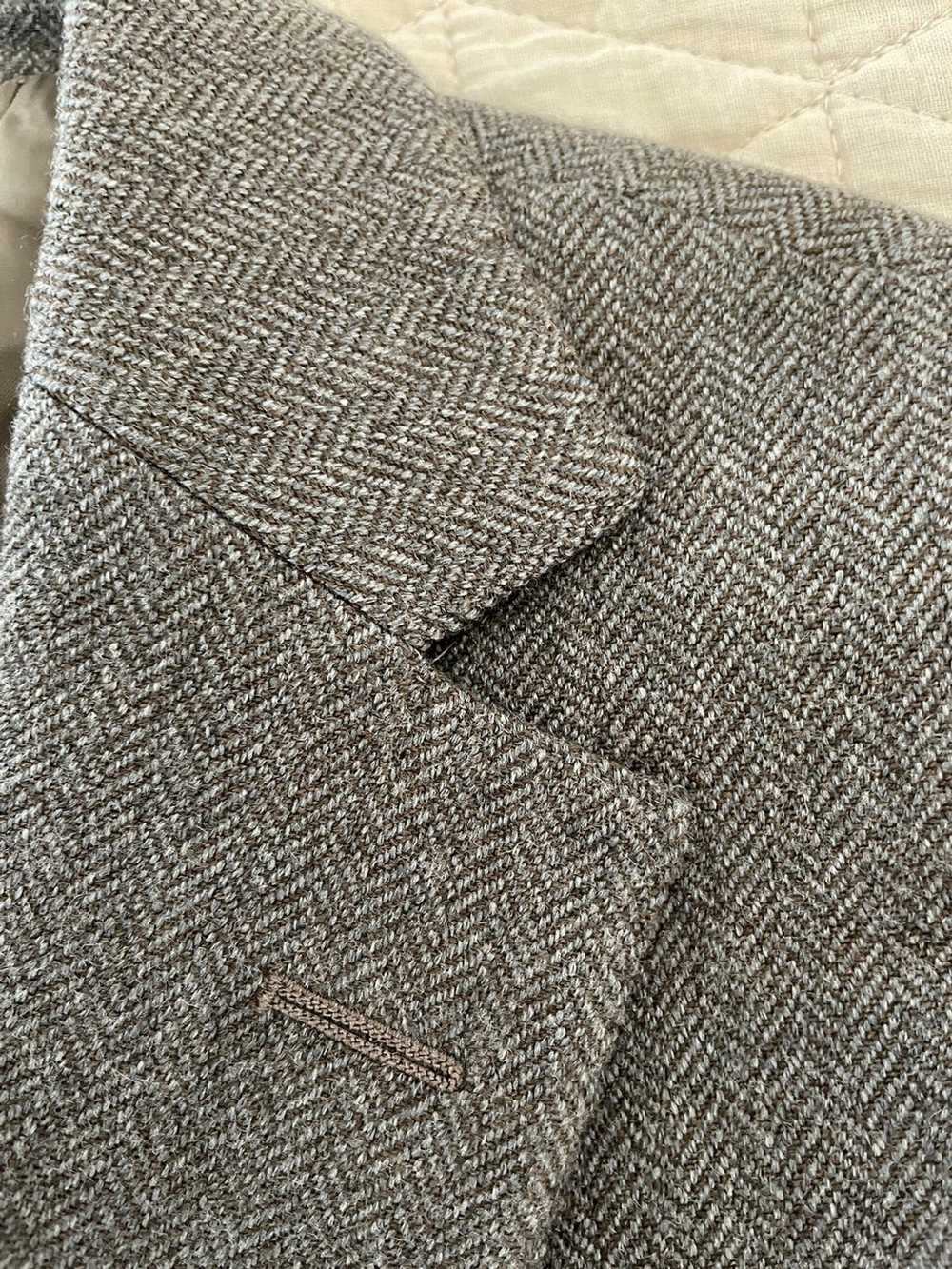 Z Zegna Deconstructed Herringbone Wool ‘LIGHT’ Ja… - image 3