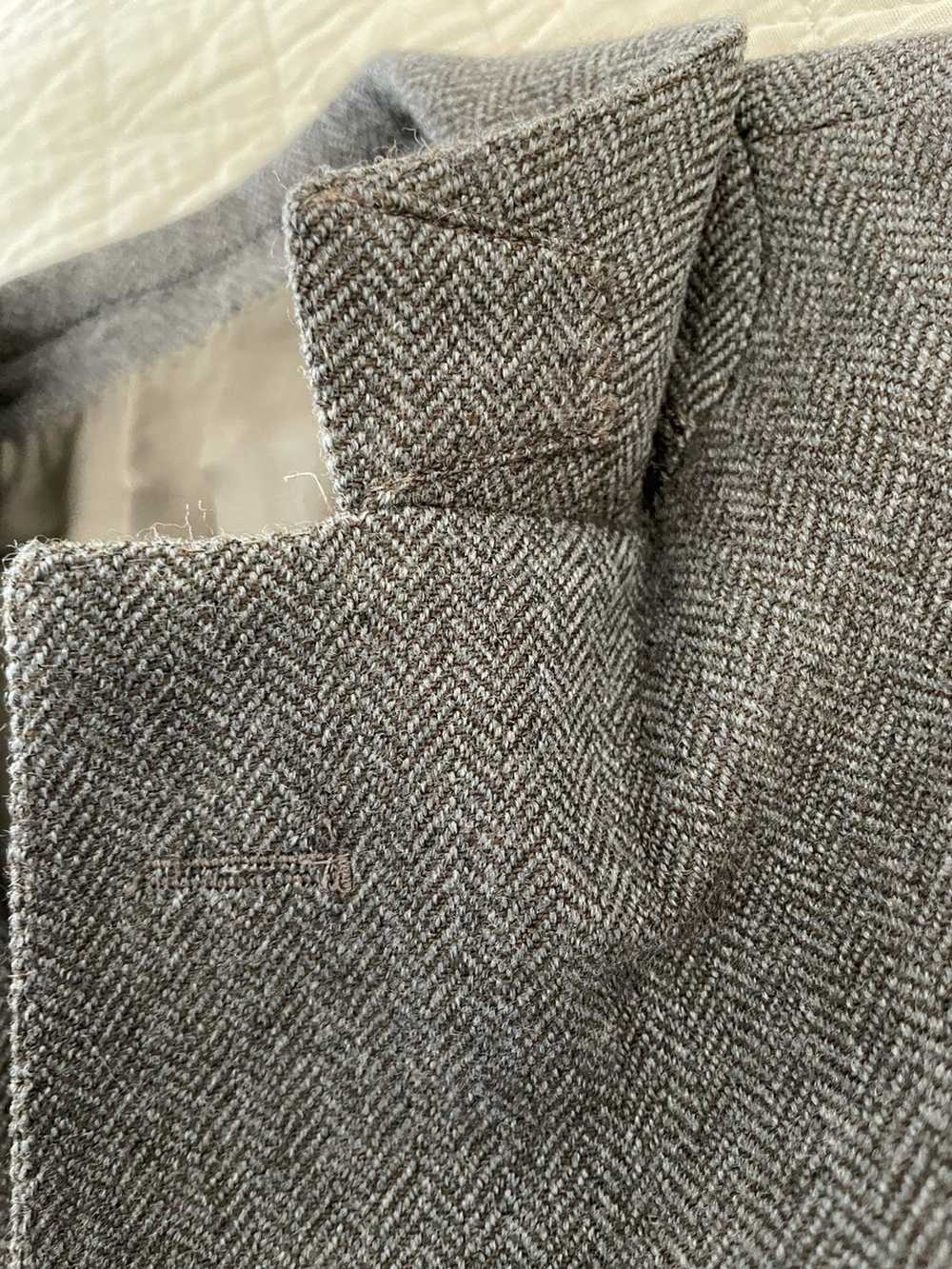 Z Zegna Deconstructed Herringbone Wool ‘LIGHT’ Ja… - image 4