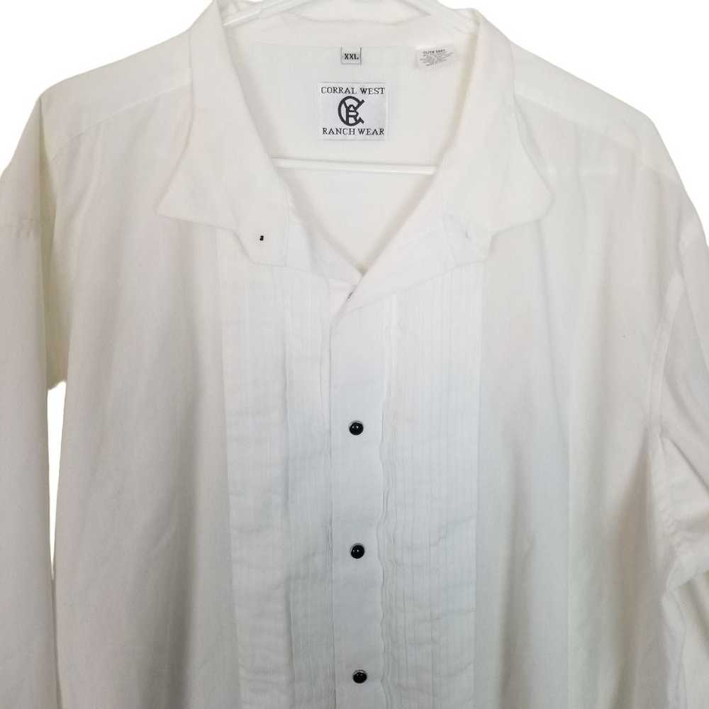 Other Corral West Ranch Wear Mens XXL White Long … - image 2