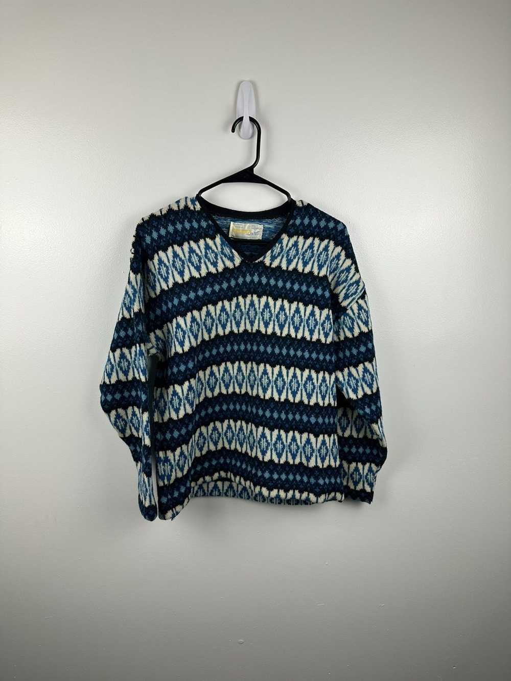 Streetwear × Vintage Vintage Hand Knit Womens S/M… - image 1