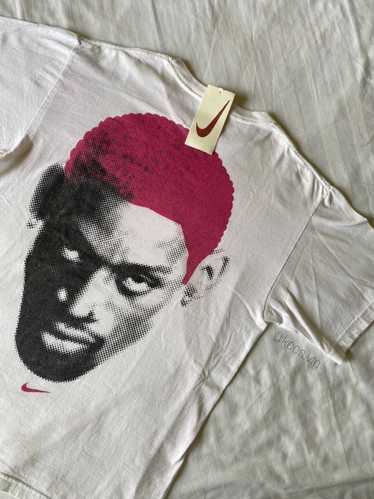Vintage Nike Dennis Rodman Big Head T-Shirt PINK