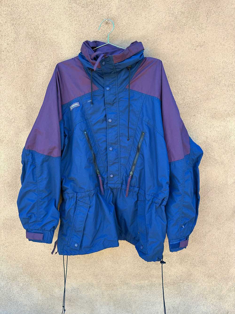 Navy & Maroon 80's Columbia Sportswear Anorak - image 1