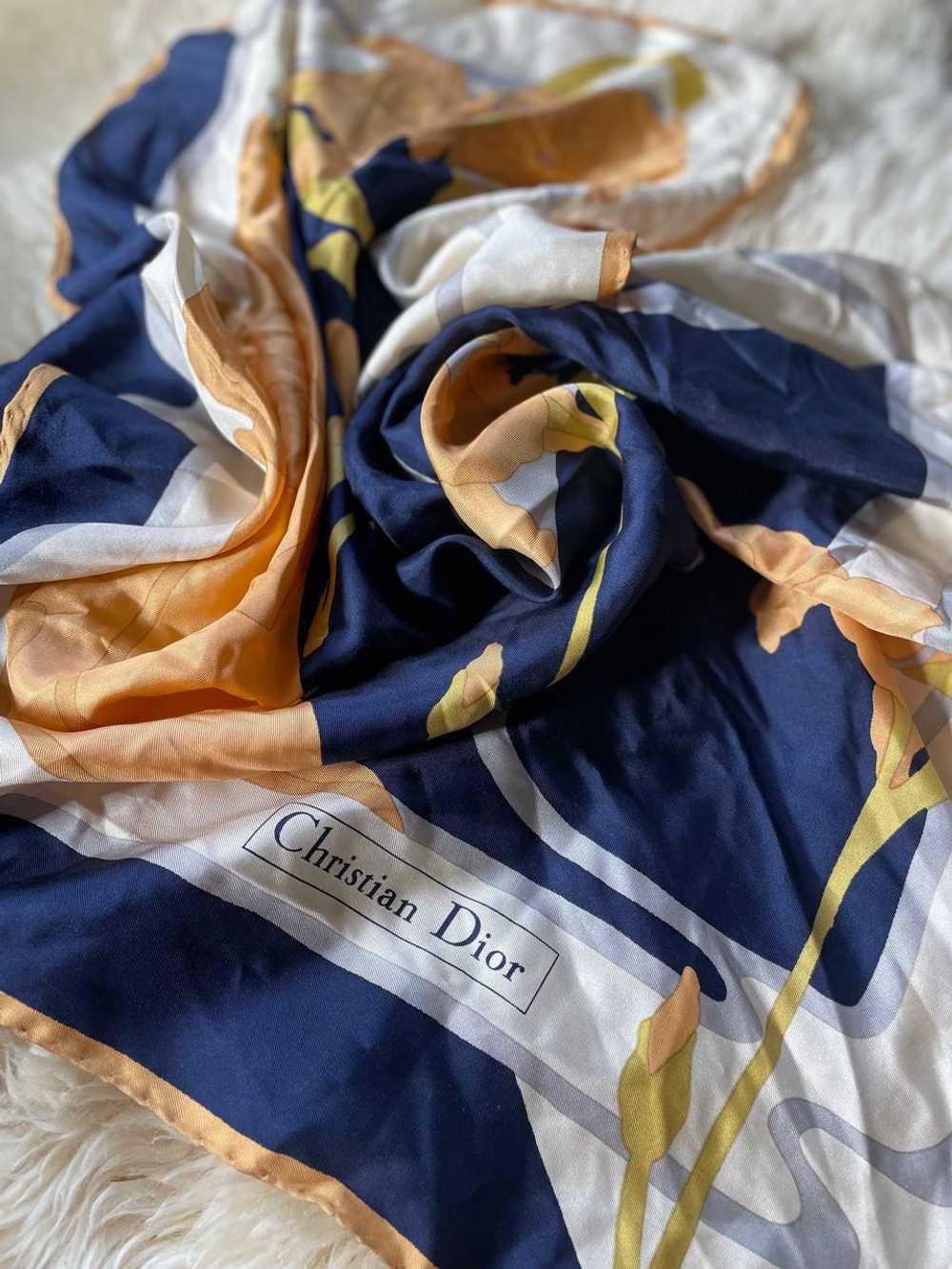 Christian Dior 70s Iris scarf | Used, Secondhand,… - image 1