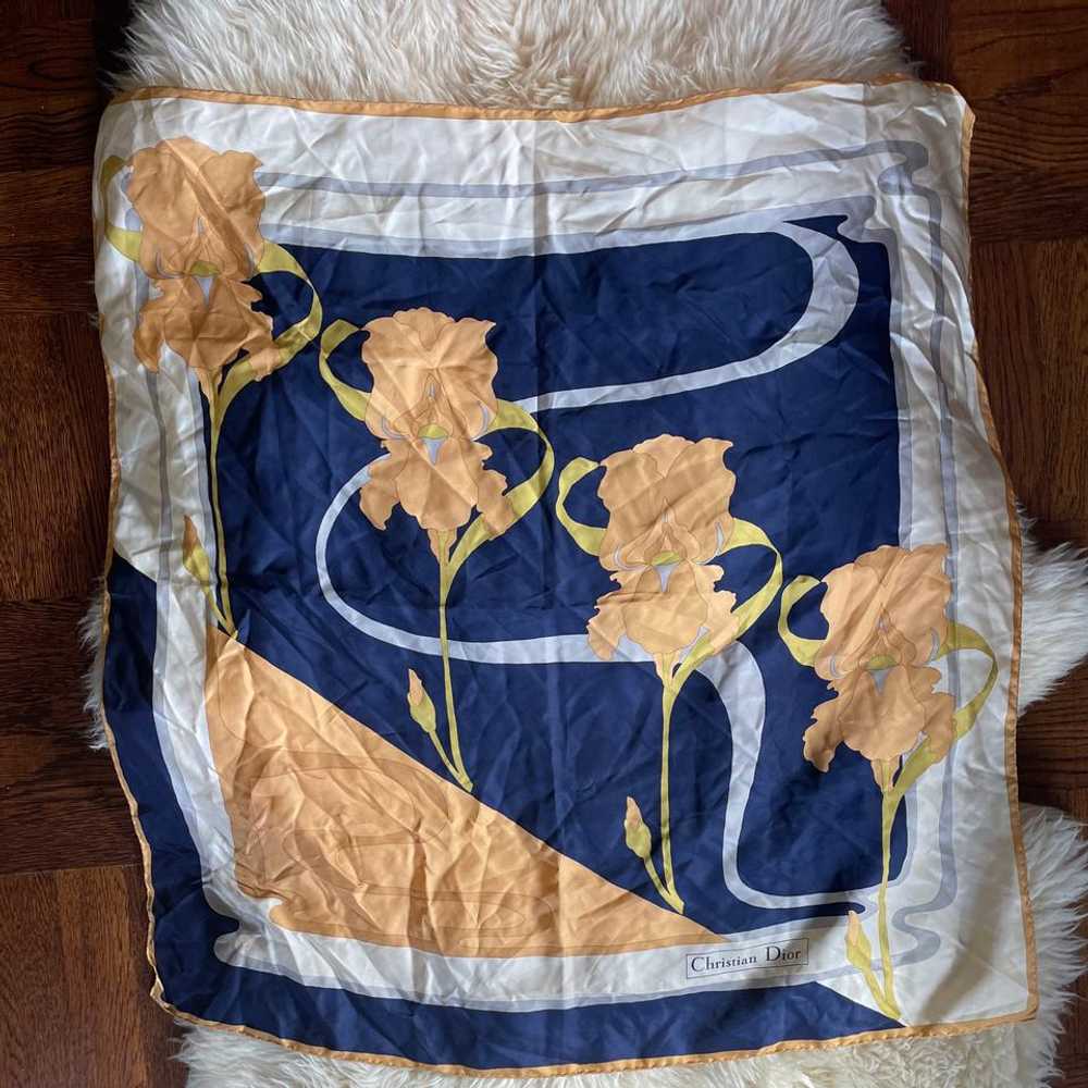 Christian Dior 70s Iris scarf | Used, Secondhand,… - image 2