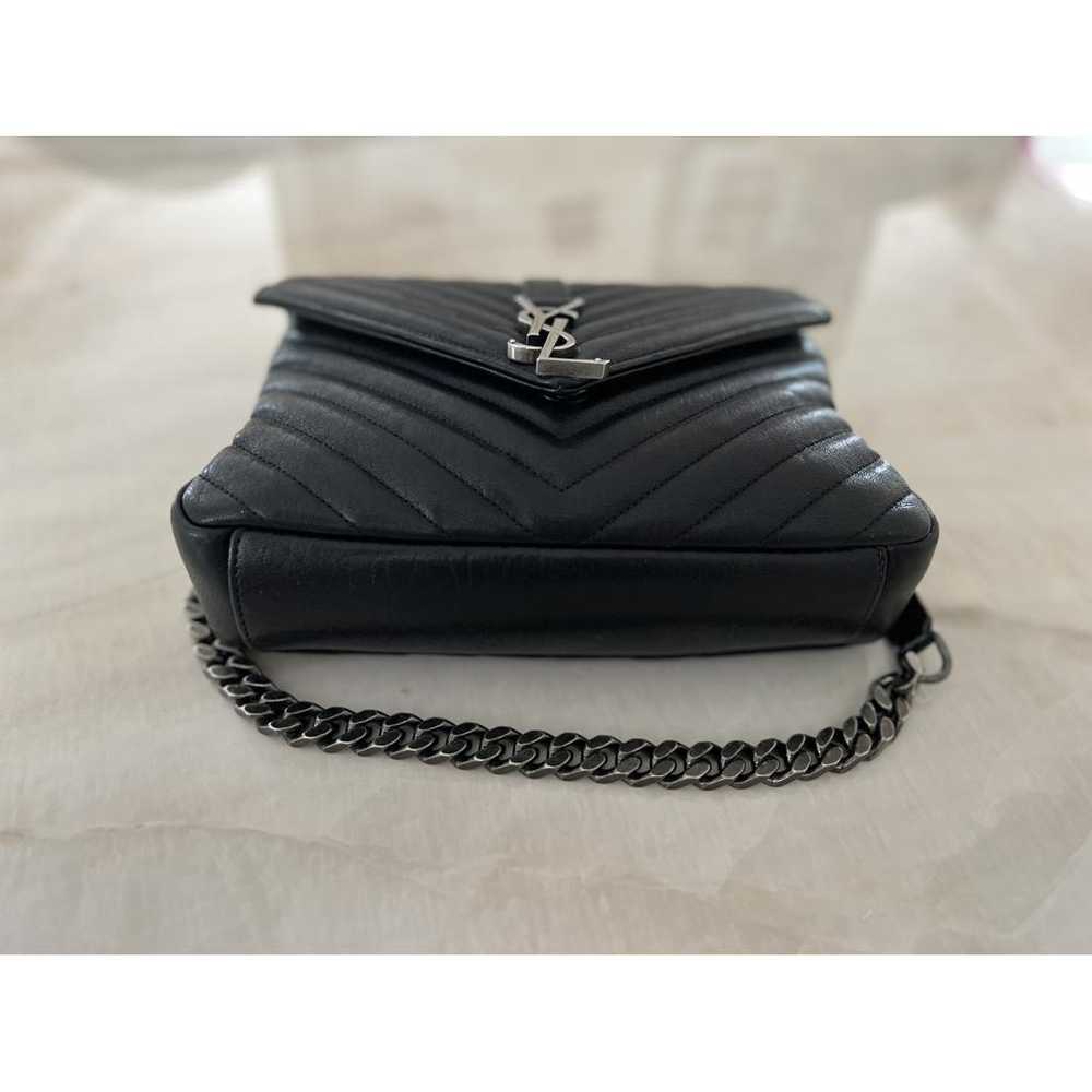 Saint Laurent Collége monogramme leather handbag - image 9