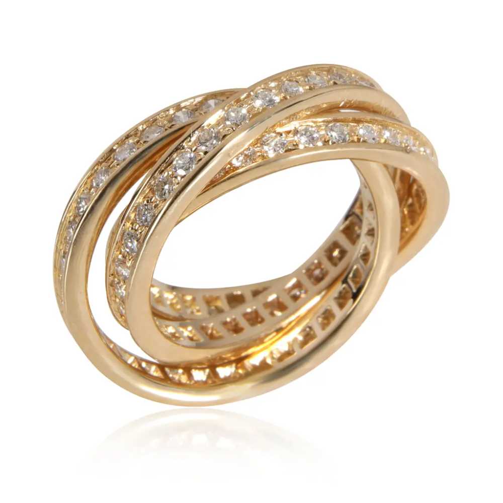 Cartier Trinity yellow gold ring - image 3