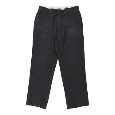 874 Dickies Trousers - 35W 31L Black Polyester Bl… - image 1
