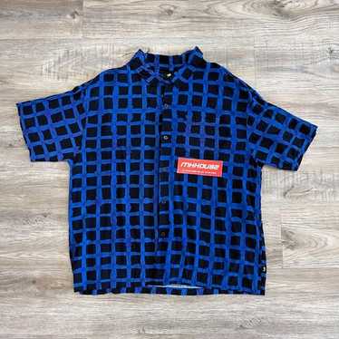 トップス 00s stussy authentic gear check shirt XL STUSSY authentic outer gear check shirt | 古着屋 grin days