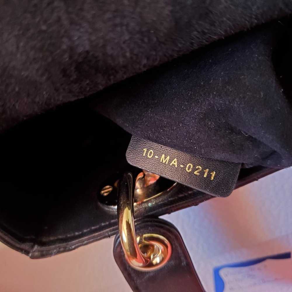 Dior Lady Dior leather handbag - image 9