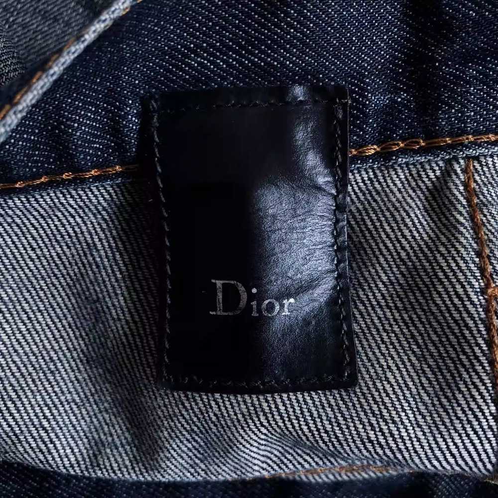 Dior dior Dark Blue Washed Jeans - image 3