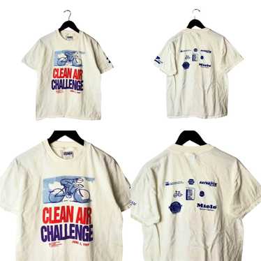Hanes × Streetwear × Vintage Clean Air Challenge T