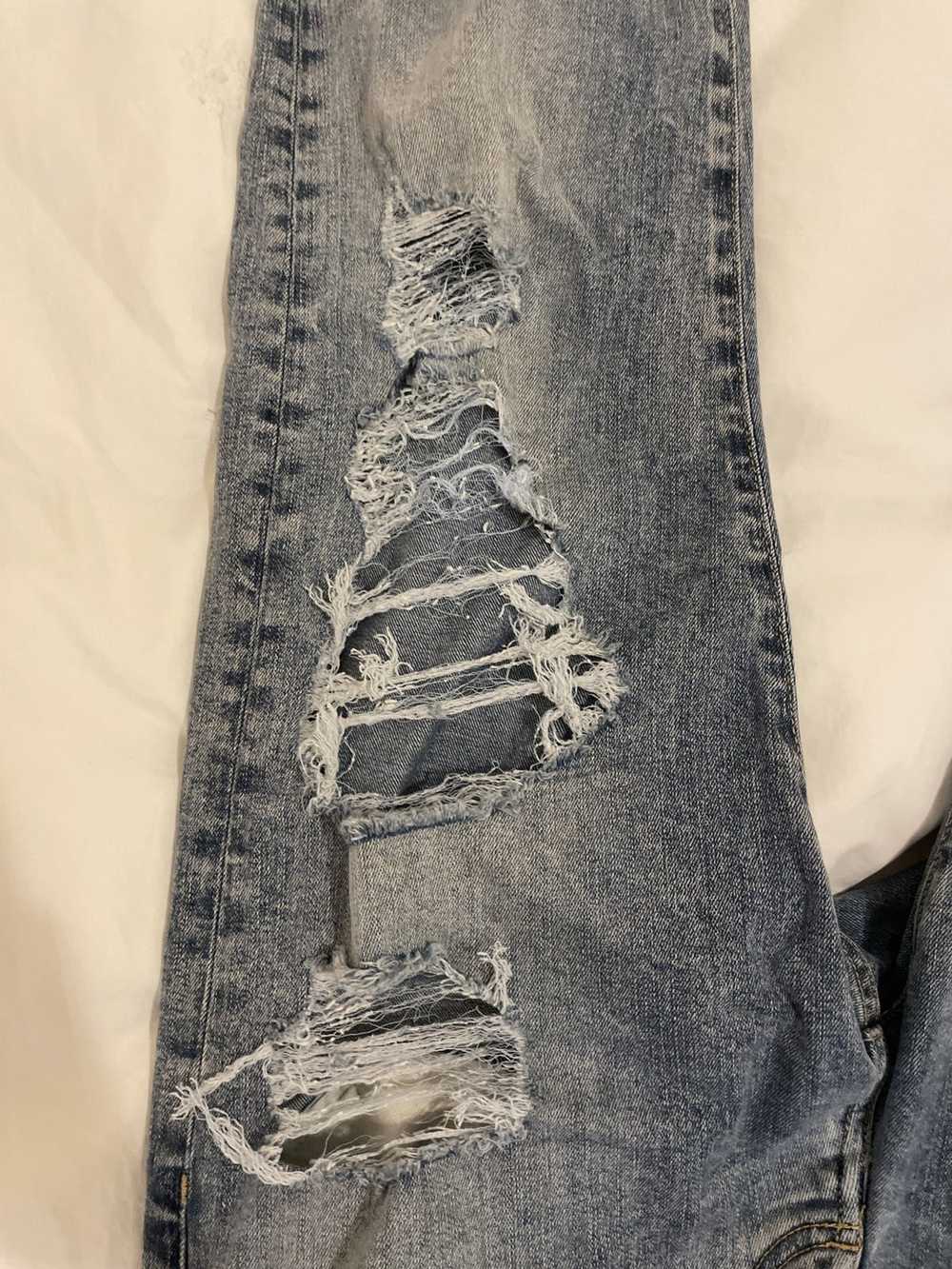 Represent Clo. Represent Distressed Baggy Denim - image 7