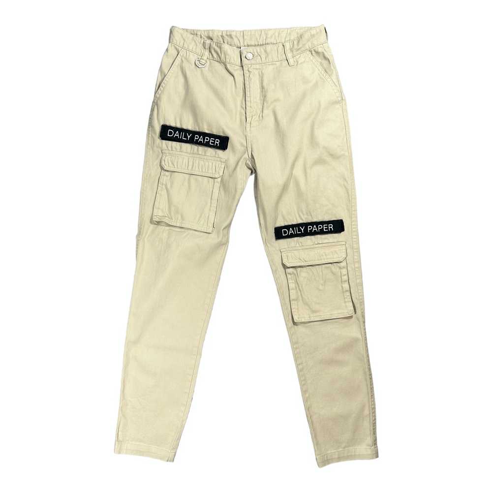 Daily Paper Daily Paper Beige Cargo Slim Fit Pant… - image 1