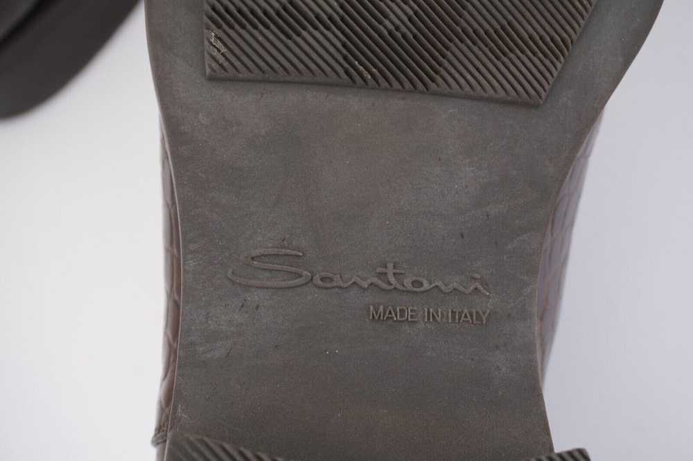 Santoni Santoni Croco Alligator Chelsea Boots EU … - image 6