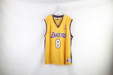 1997 Los Angeles Lakers Kobe Champion NBA Shooting Shirt Size Large – Rare  VNTG