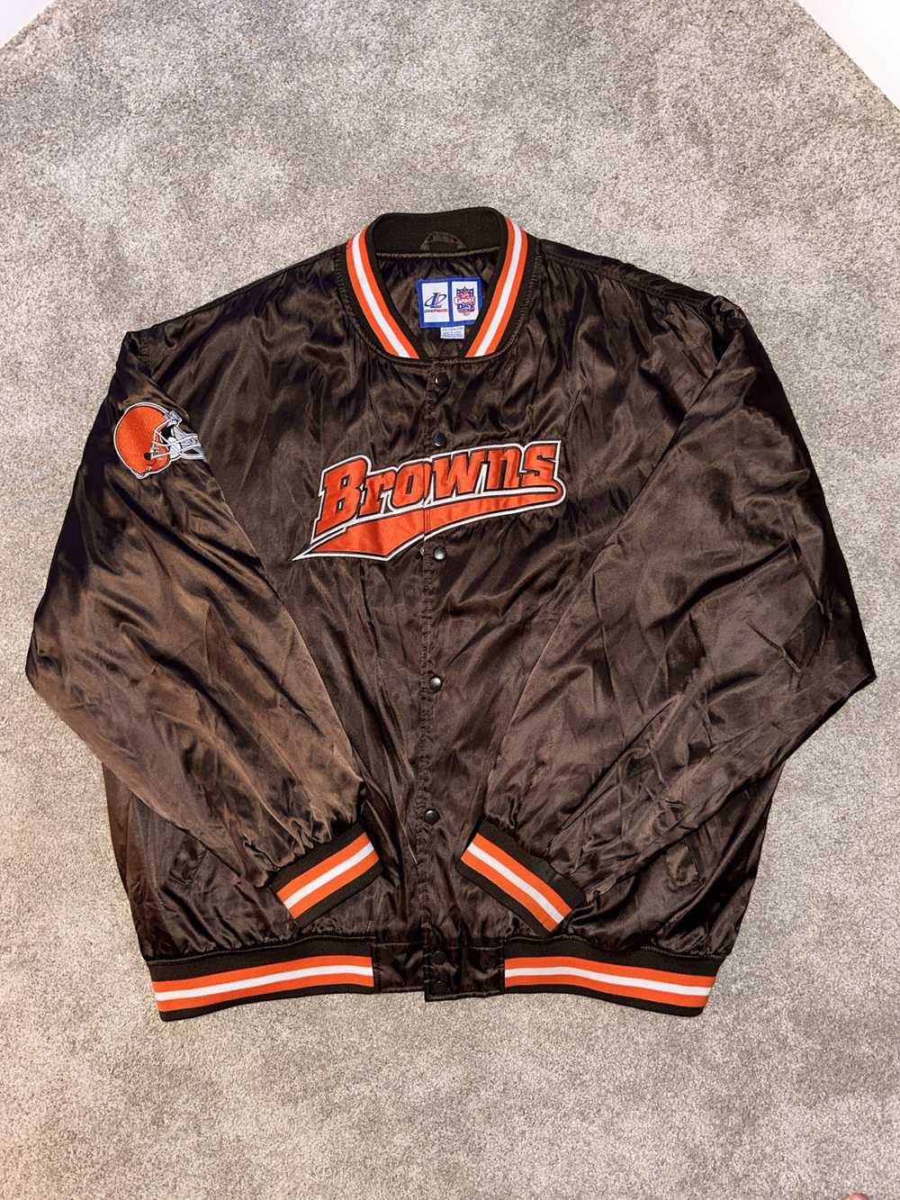 Logo Athletic Vintage Cleveland Browns Varsity Ja… - image 1