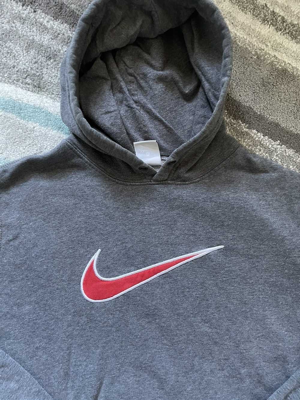 Nike Big Swoosh Nike center logo hoodie - image 2