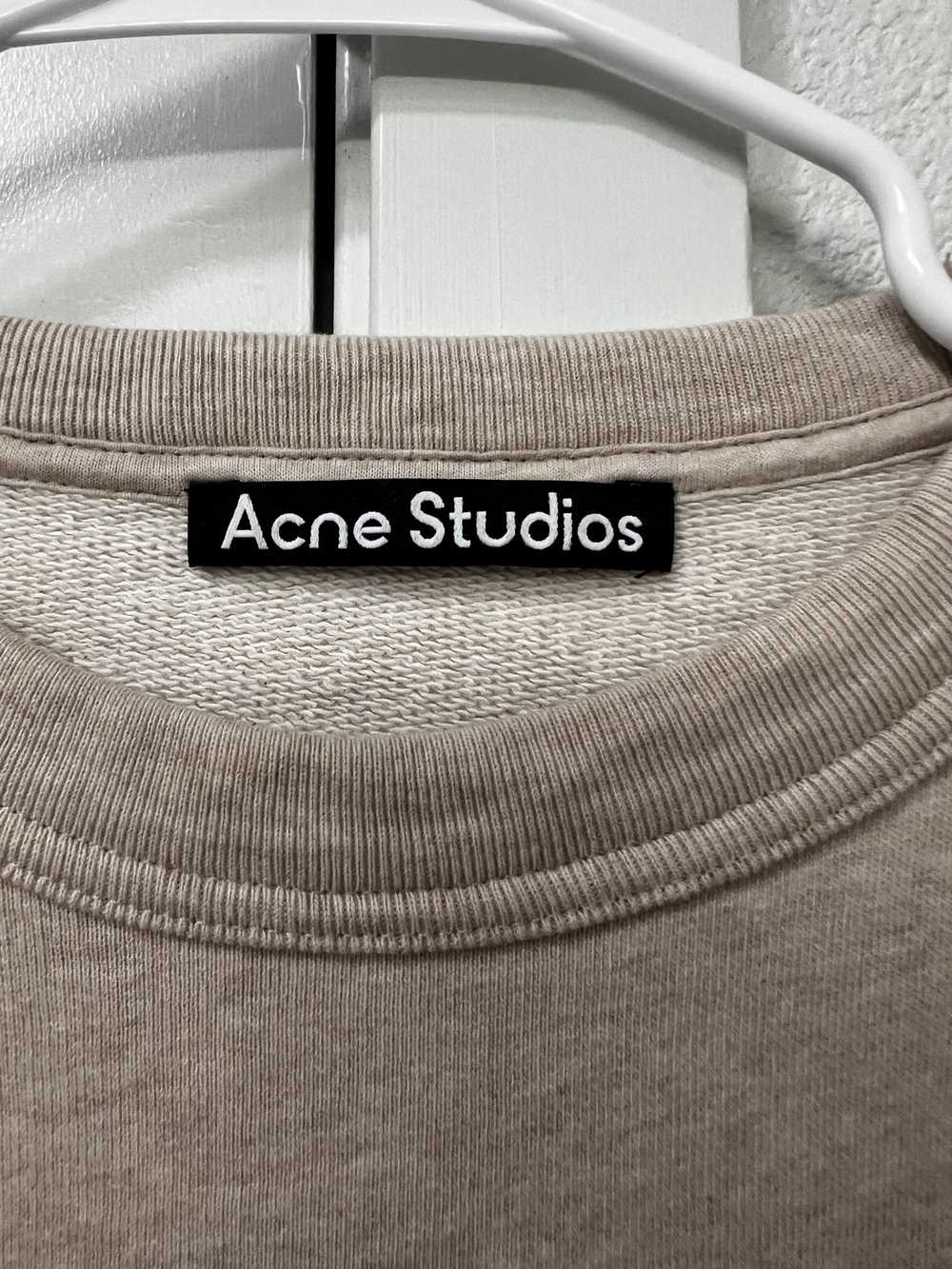 Acne Studios Acne Studios Beige Oversize Crewneck - image 2
