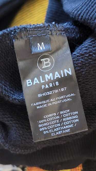 Balmain Balmain Metalized Logo Sweatshirt