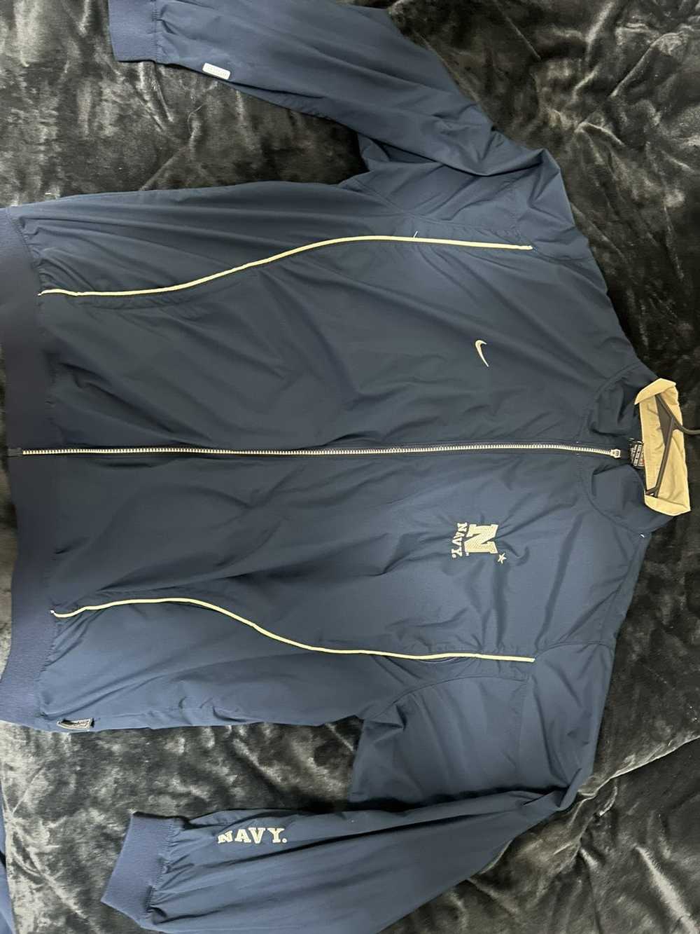 Nike Vintage Nike Navy zip up - image 1