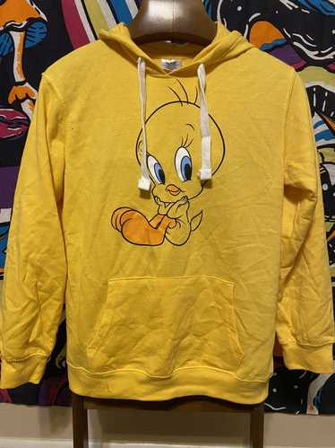 Louis Vuitton With Tweety Bird White And Brown Hoodie - Tagotee