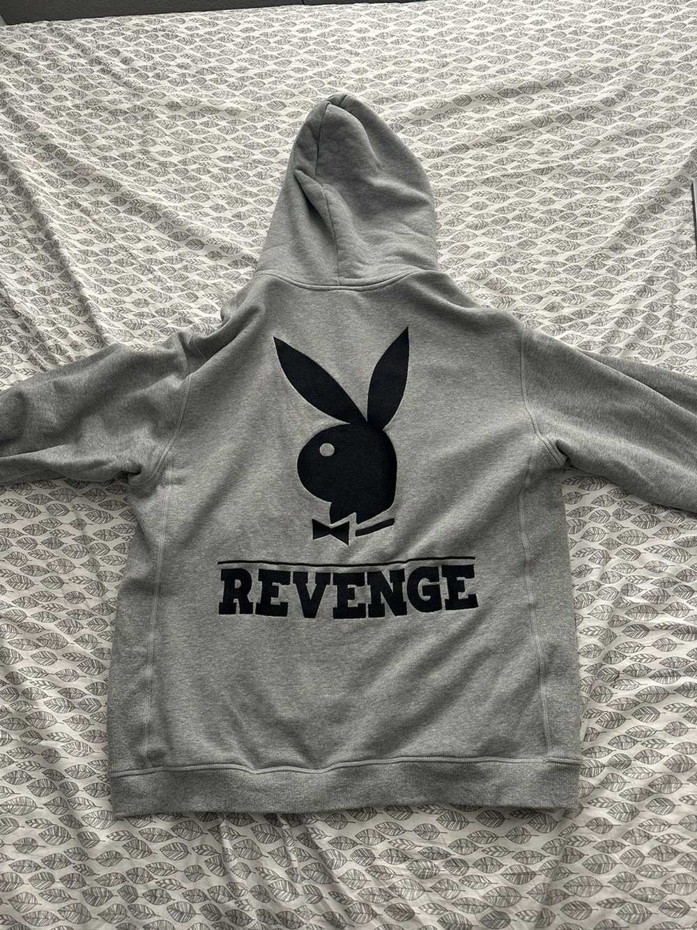Playboy × Revenge Revenge x Playboy Grey Hoodie - image 2