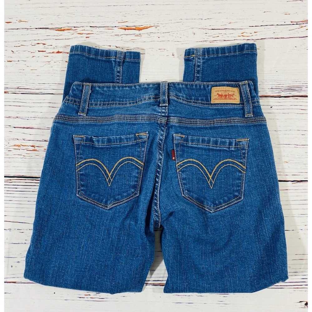 Levi's Levis Jeans Womans Sz 2 / 26 Classic Crop … - image 4