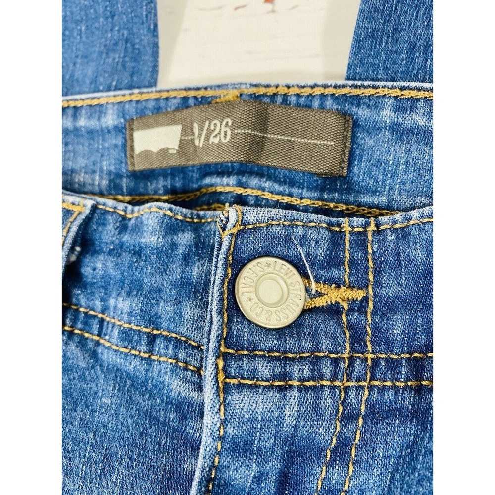 Levi's Levis Jeans Womans Sz 2 / 26 Classic Crop … - image 6