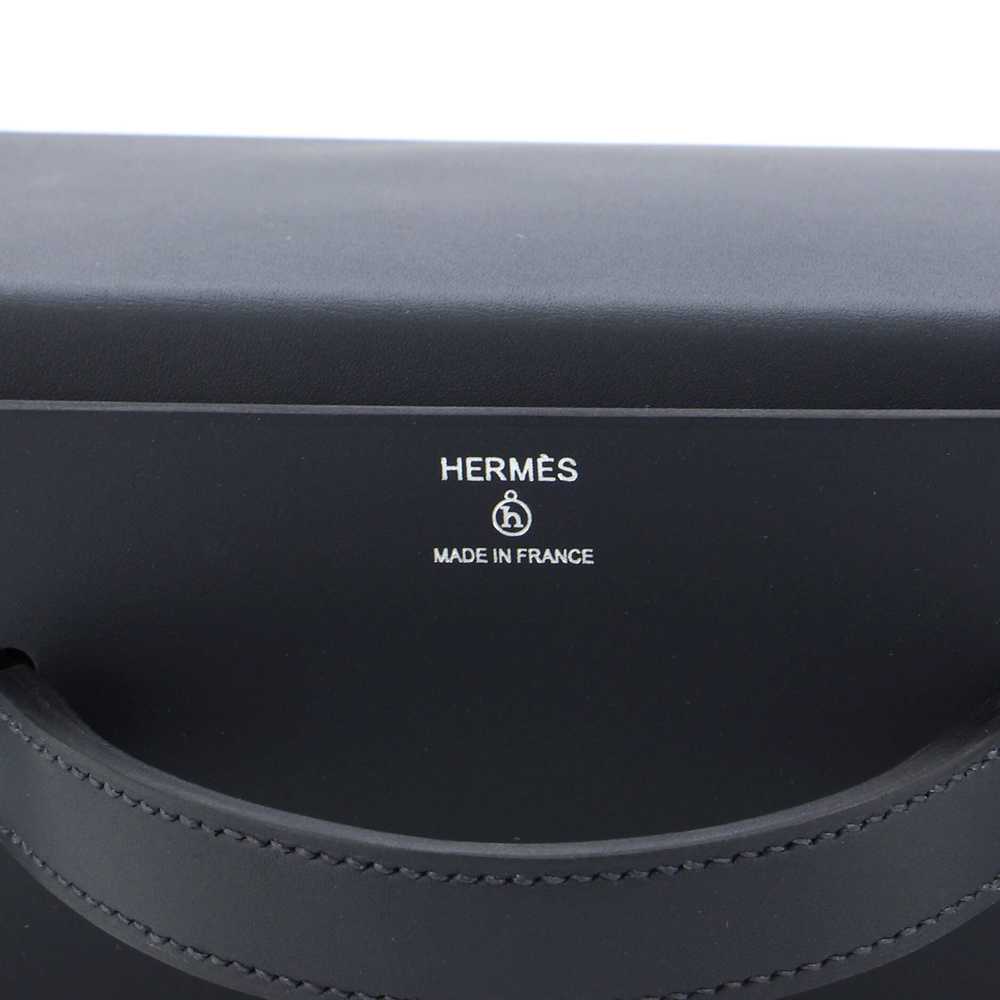 Hermes Petit H Box Bag Leather and Crocodile - image 8