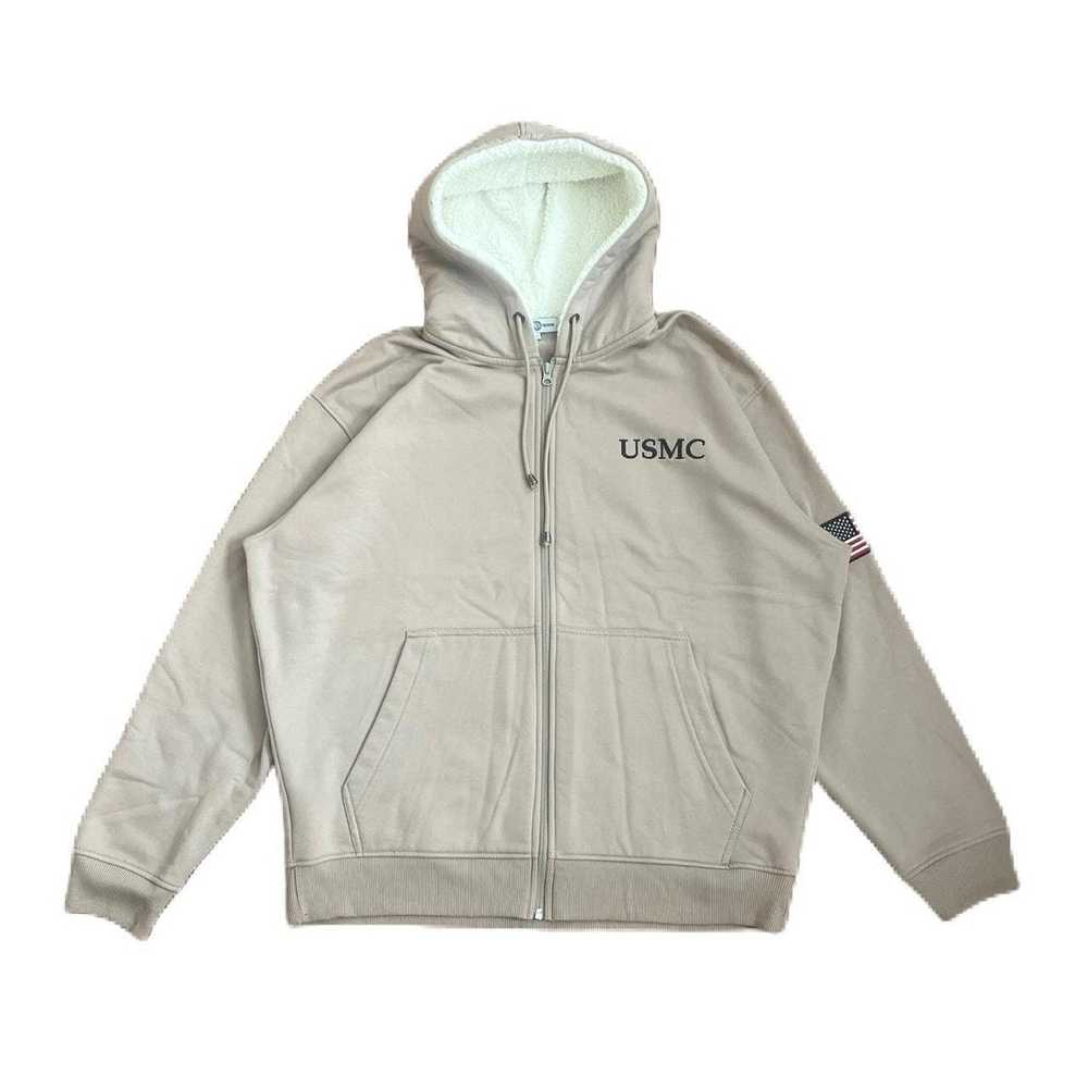 Military × Usmc Usmc Embroidered Hoodie - image 1