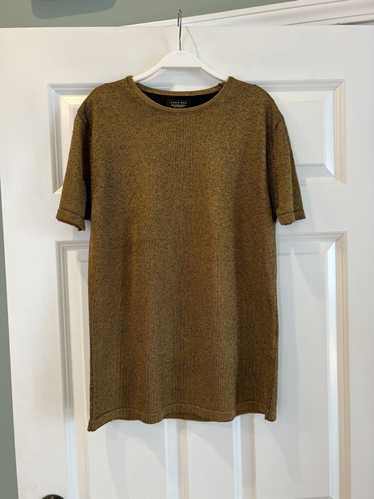 Zara ZARA stretchy golden T shirt