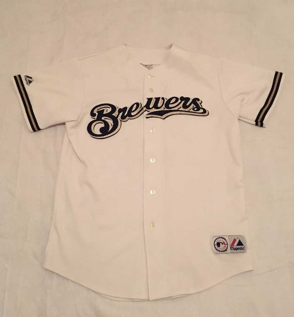 Majestic Milwaukee Brewers Majestic Authentic Hom… - image 1