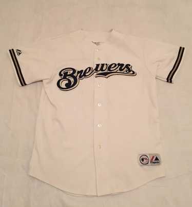 Majestic Milwaukee Brewers Majestic Authentic Home