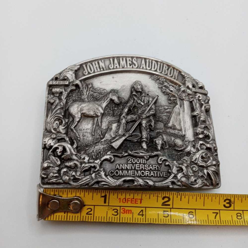 Vintage John James Audubon Belt Buckle 1985 Natur… - image 7