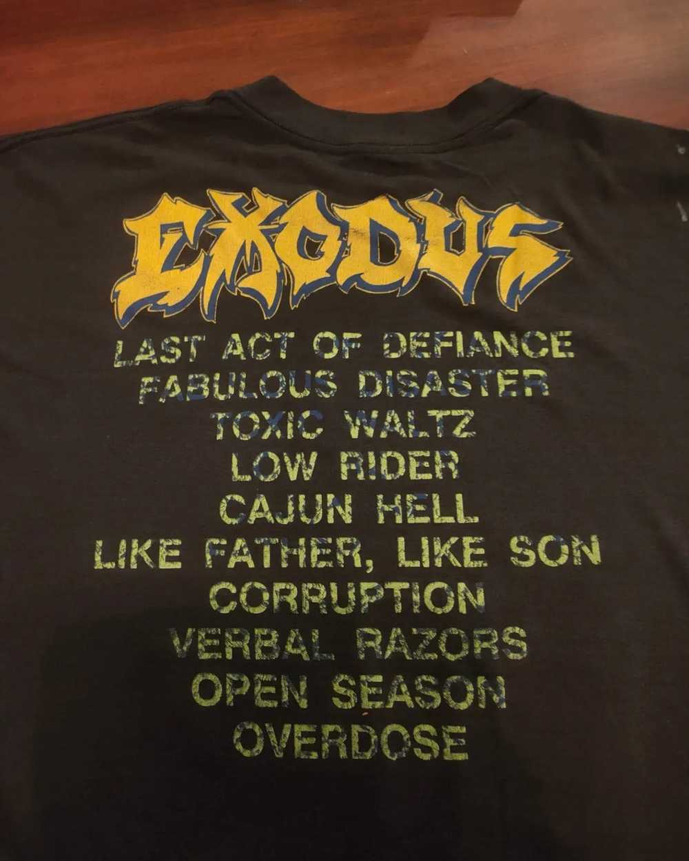 Exodus Vintage 80s Exodus (Fabulous disaster) shirt - Gem