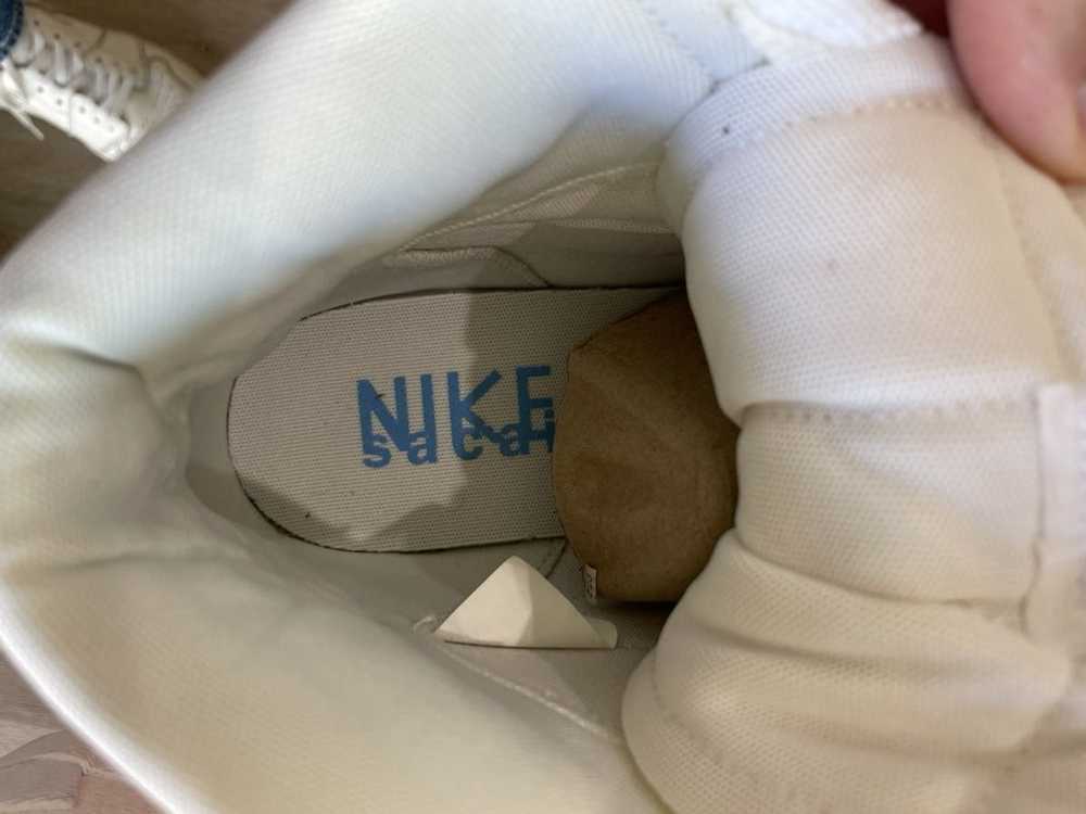 Nike Nike x sacai Blazer Mid in White Grey - image 8