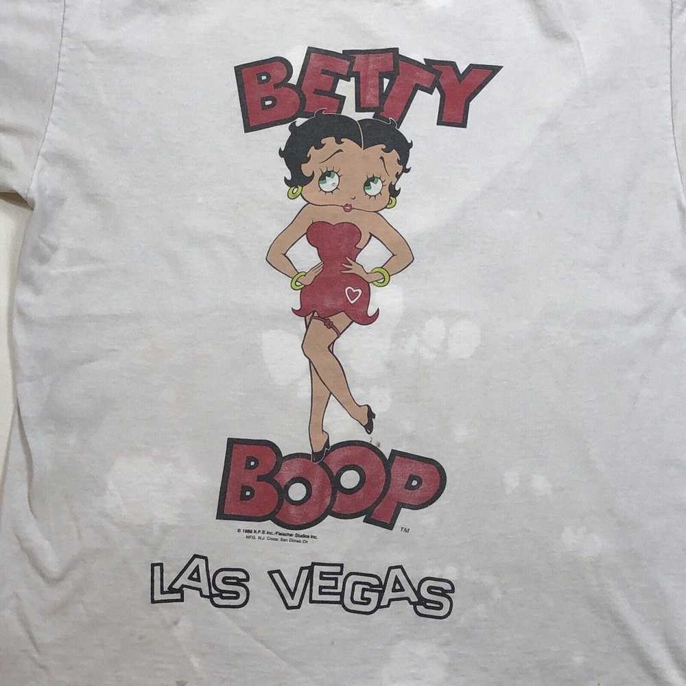 Vintage Vintage Betty Boop 80s Las Vegas Double S… - image 2