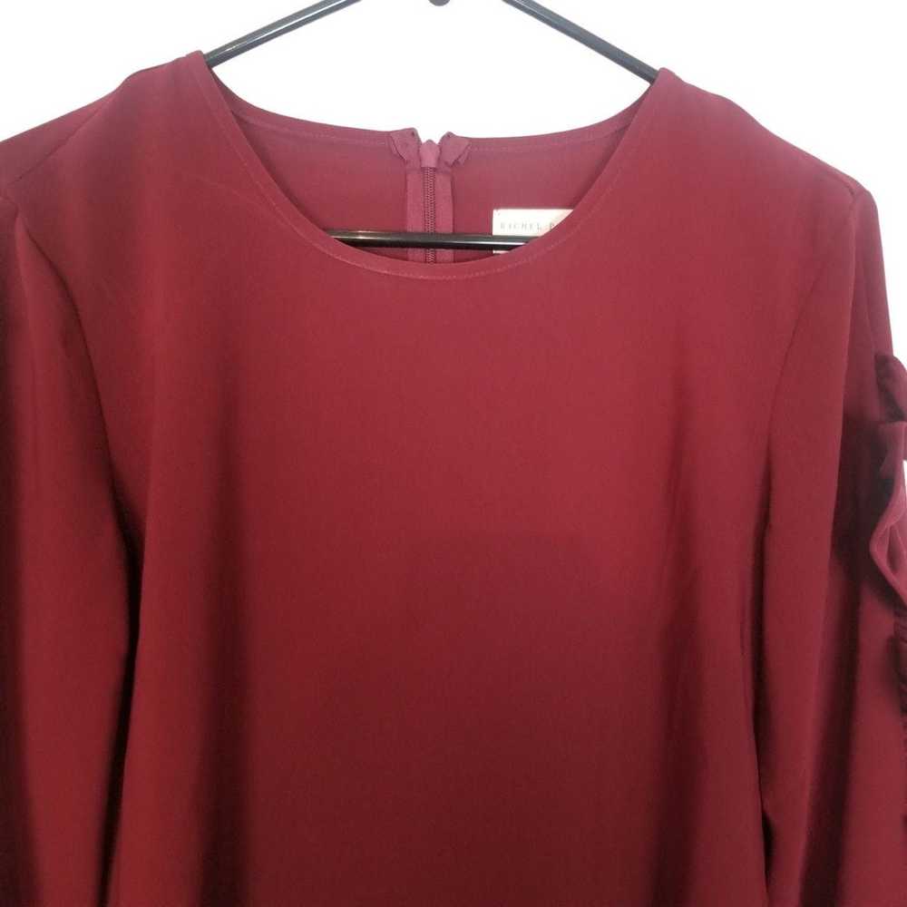 Other Rachel Parcell Womens S Red Crew Neck Long … - image 3