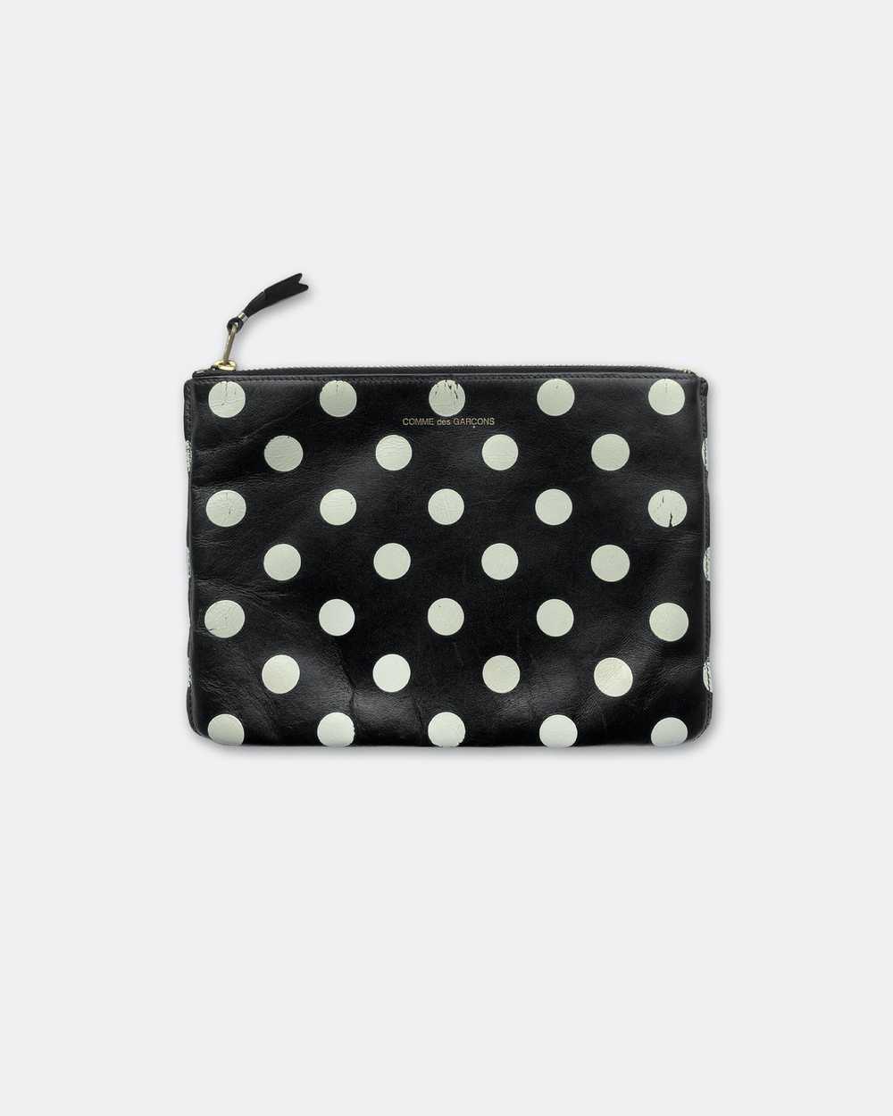 Comme des Garcons 2010s Leather Polka Dots Wallet - image 1