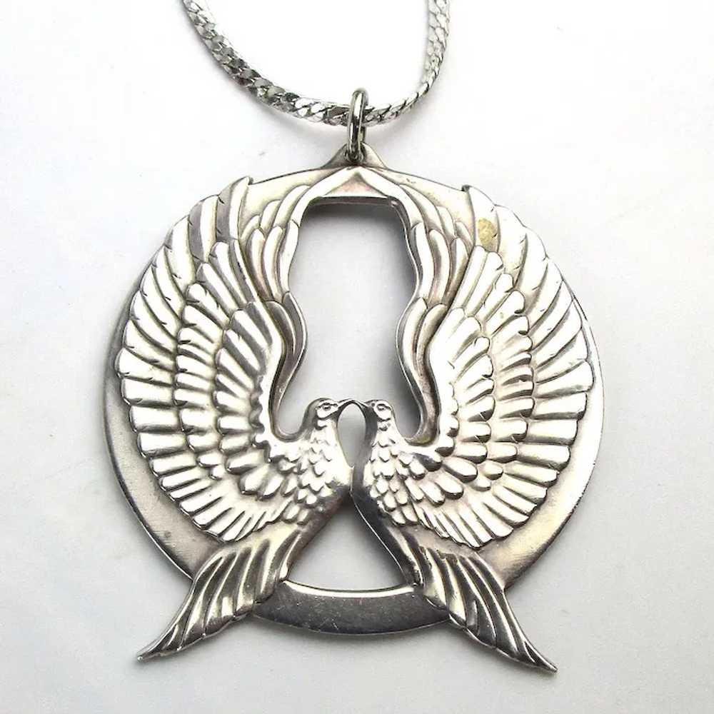 WALLACE 925 Sterling Silver Peace On Earth 1973 B… - image 2