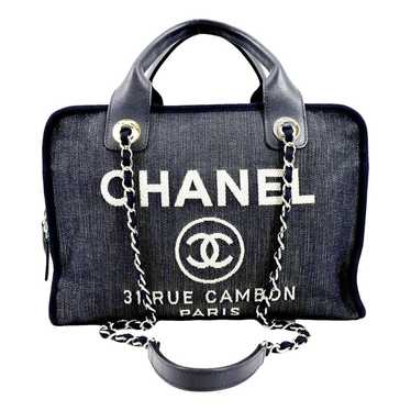 Chanel Deauville cloth handbag