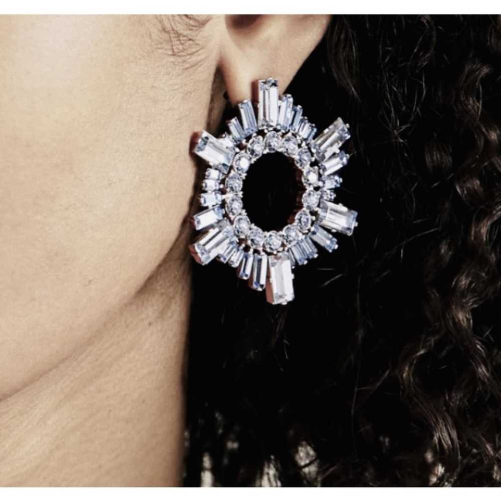 Amina Muaddi Begum crystal earrings - image 4