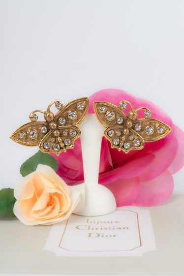 Christian Dior "Butterflies" earrings - image 1