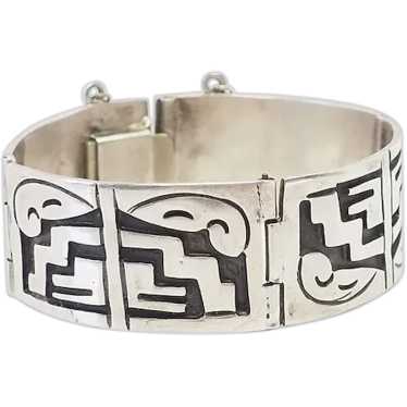 Vintage traditional tribal sterling silver moderni