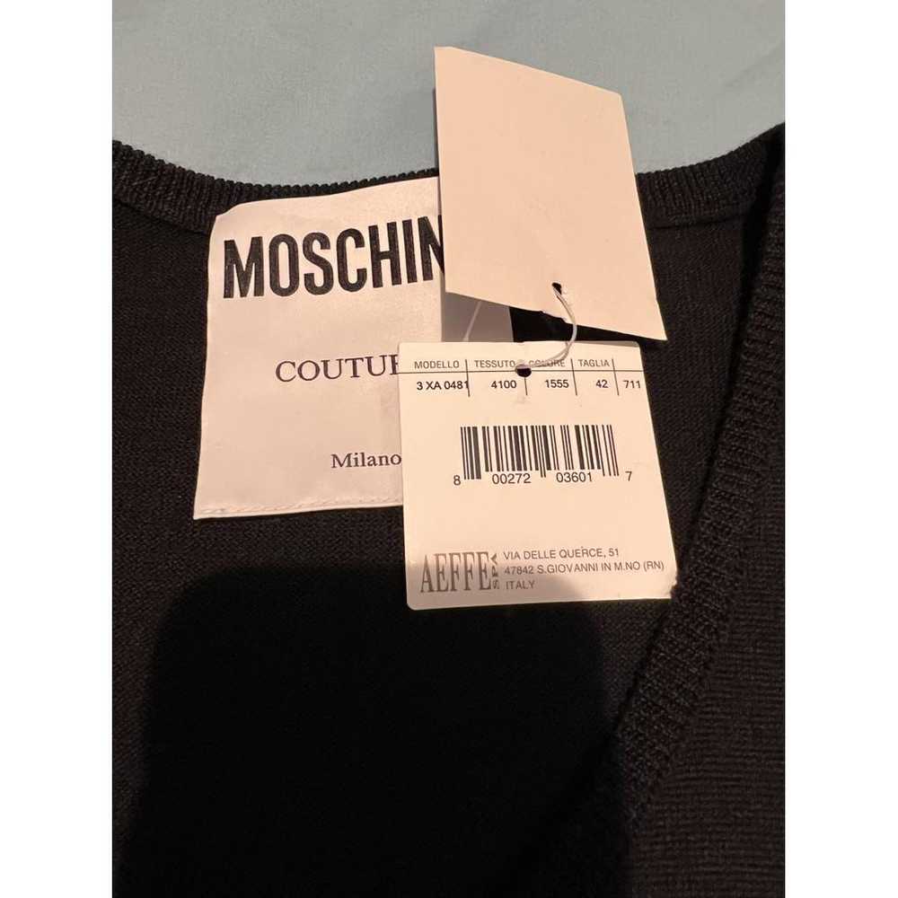 Moschino Wool mid-length dress - image 4