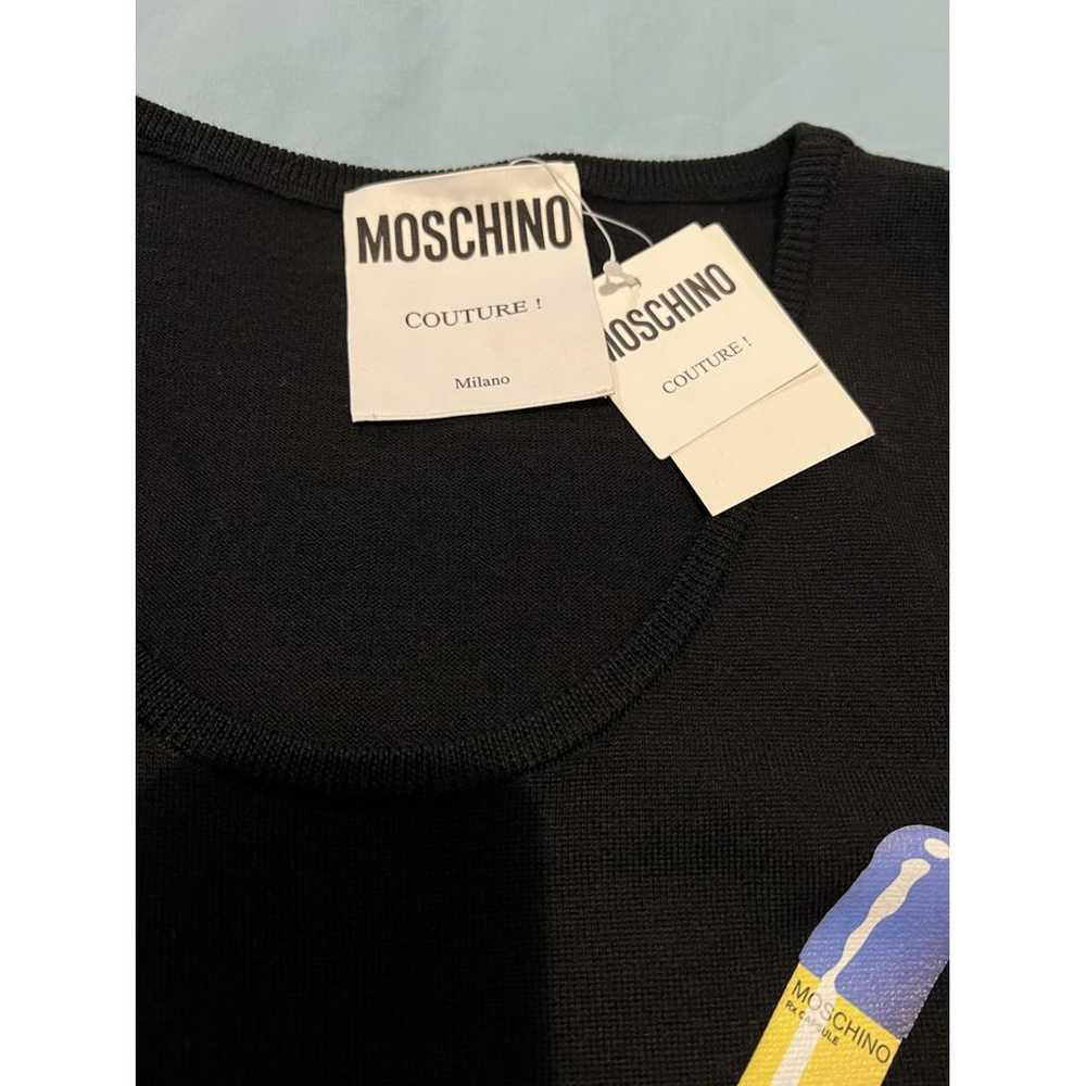Moschino Wool mid-length dress - image 5