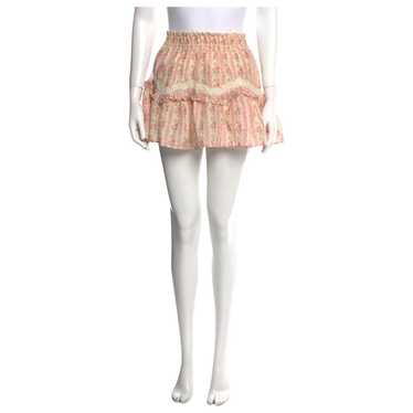 Love Shack Fancy Silk mini skirt - image 1